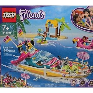 LEGO Friends Party Boat 41433 Building Toy Set 640 Pieces Ages 7